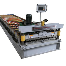 Corrugated iron roofing sheet roll forming making machine